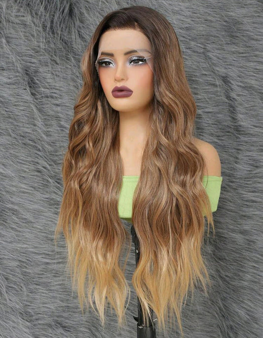 Pre-Plucked Long Wavy Hair Wigs