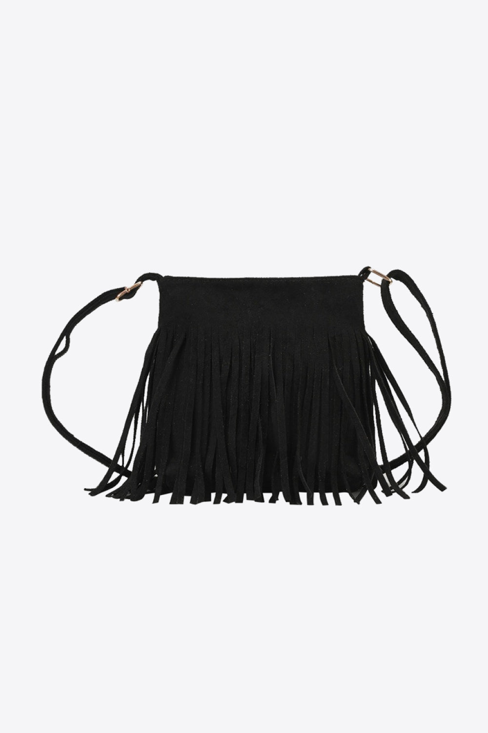 Sac bandoulière en cuir PU Adored avec franges