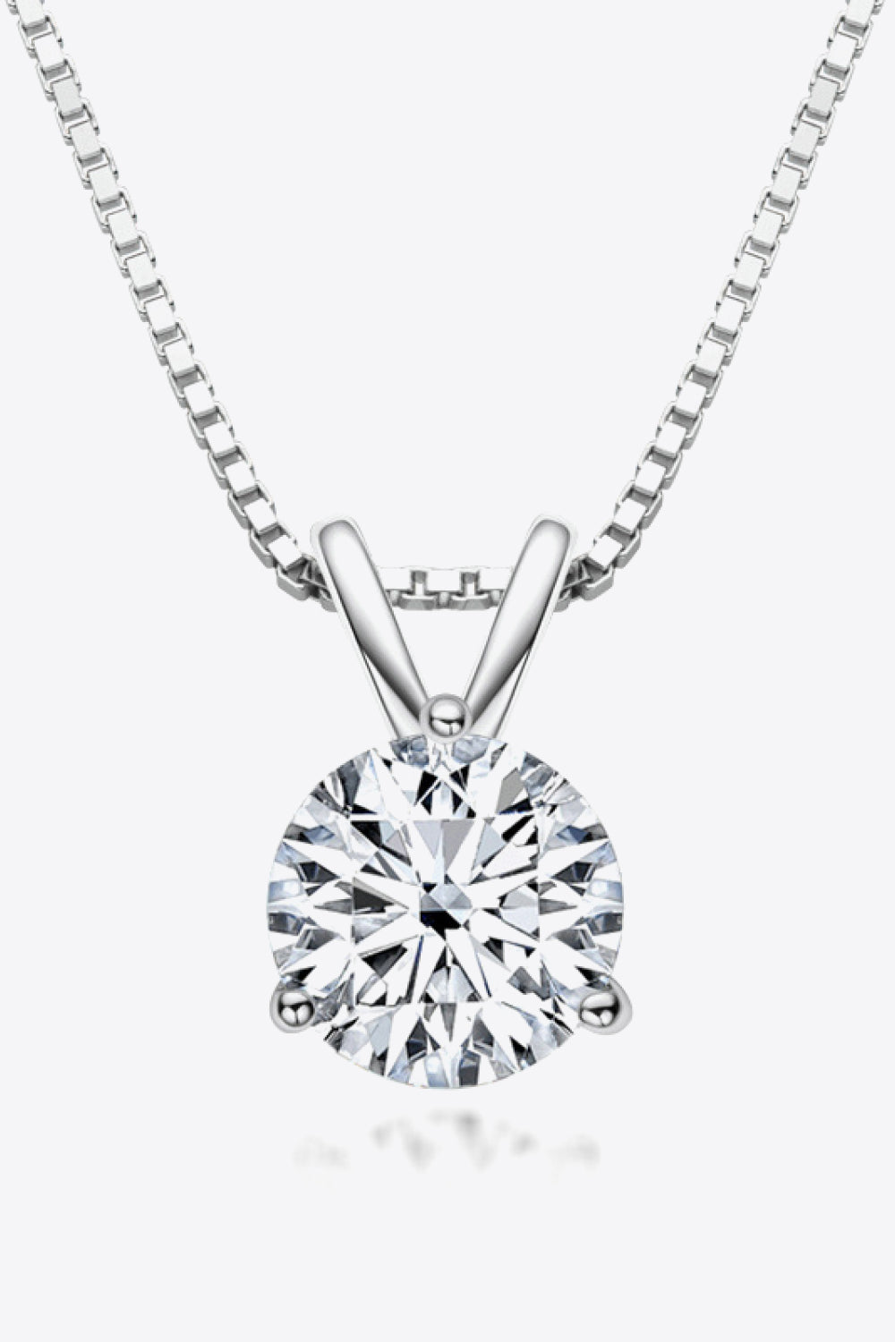 Collier avec pendentif en moissanite de 1 carat Adored Show Off