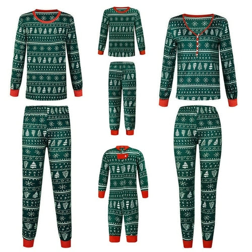 Ensemble de pyjamas de Noël pour la famille, vêtements assortis pour mère, père et enfants