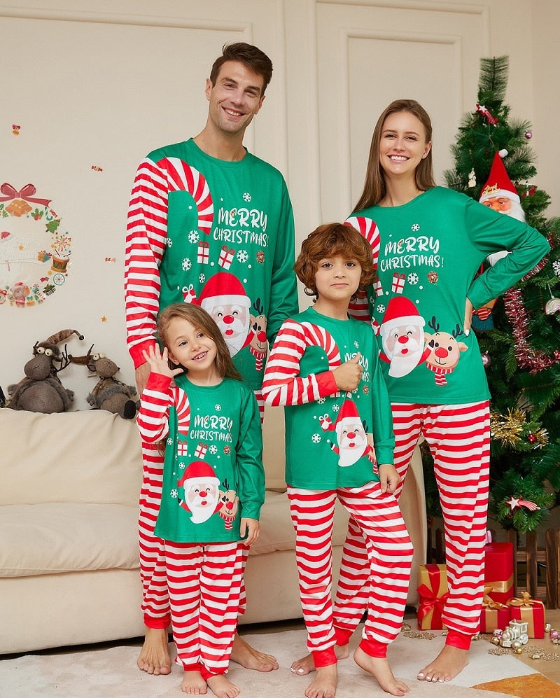 Pyjamas de Noël assortis pour toute la famille, tenues pour adultes, enfants et bébés