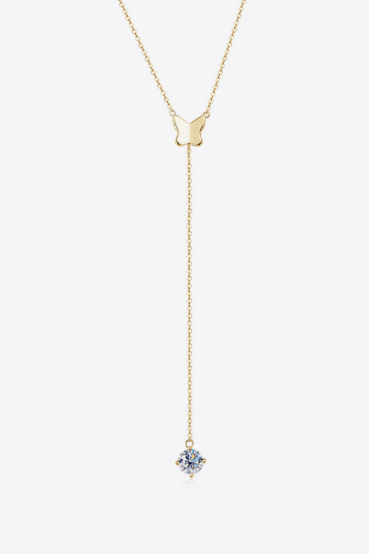 Collier en argent sterling 925 avec moissanite de 1 carat