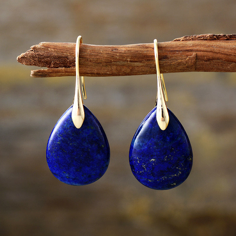 Boucles d'oreilles pendantes en cristal