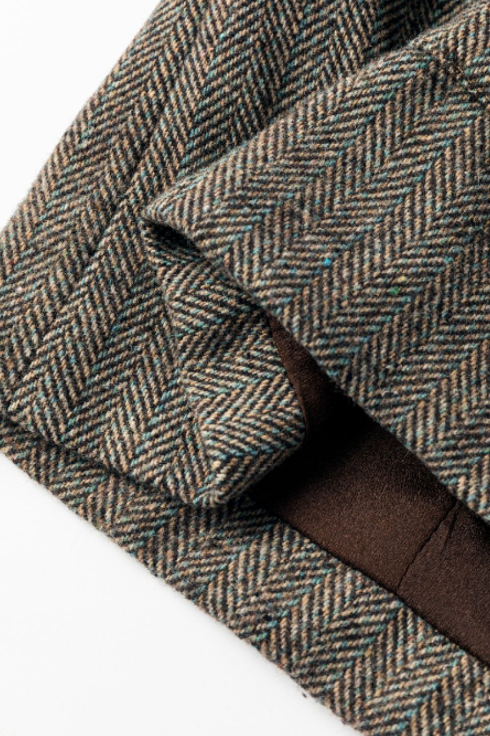 Blazer à manches longues boutonné avec poches