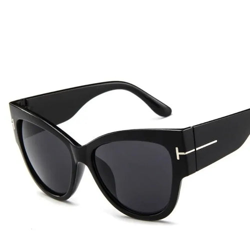 2022 New Tom Fashion Brand Designer Cat Eye Women Sunglasses Female