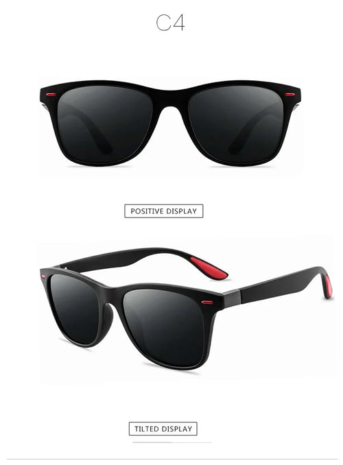 Fashion Classic Polarized Sunglasses Men Women Square Sun Glasses