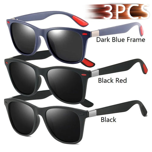 Fashion Vintage Square Unisex Driving Fishing Sunglasses Men Women