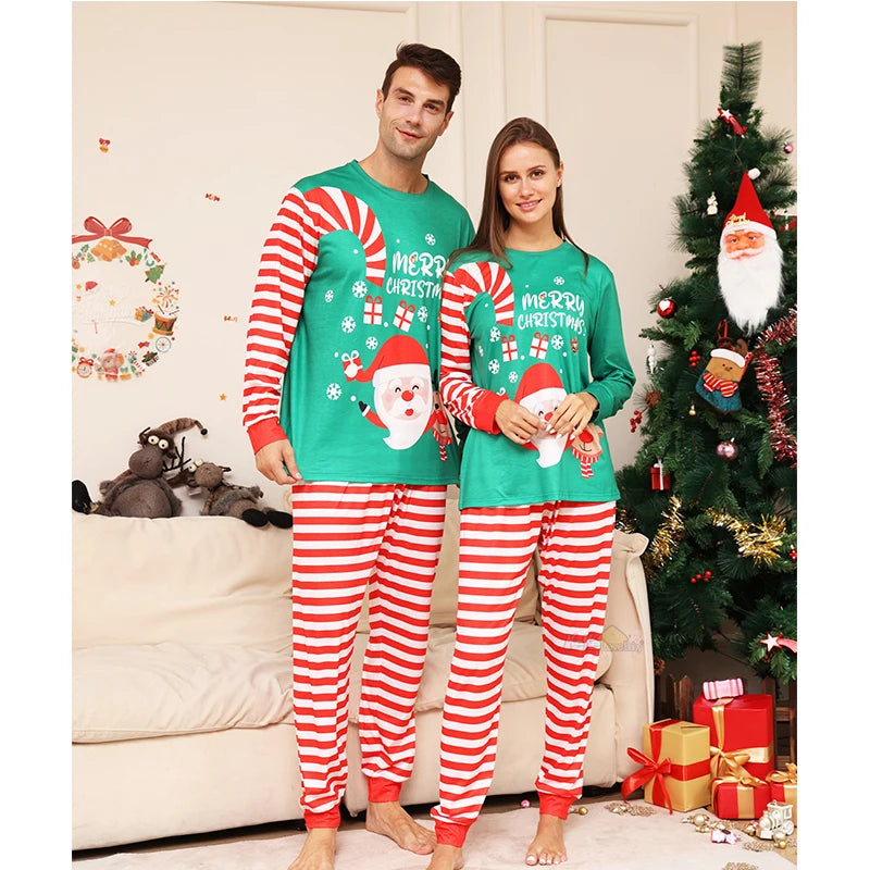 Ensemble de pyjamas de Noël assortis pour la famille, tenues identiques pour adultes et enfants 