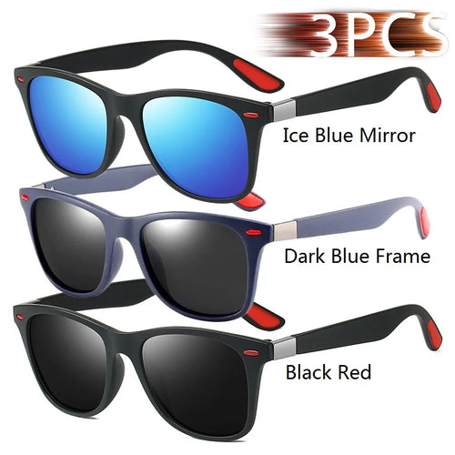 Fashion Vintage Square Unisex Driving Fishing Sunglasses Men Women