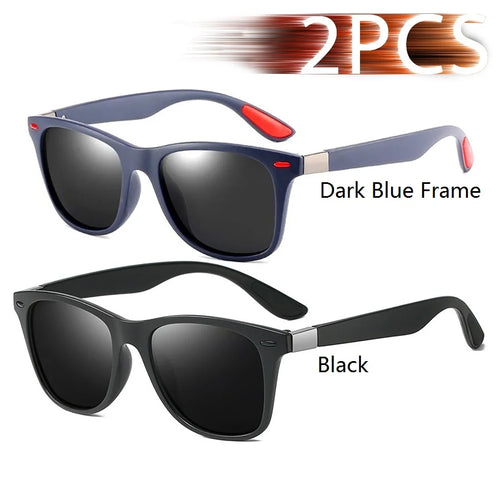 Fashion Vintage Square Unisex Driving Fishing Sunglasses Men Women