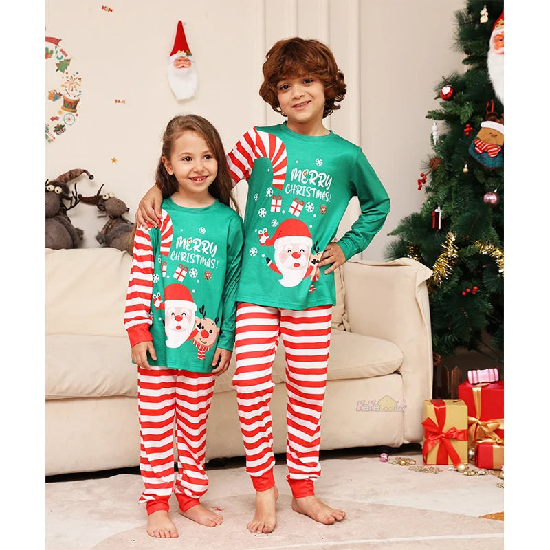 Ensemble de pyjamas de Noël assortis pour la famille, tenues identiques pour adultes et enfants 