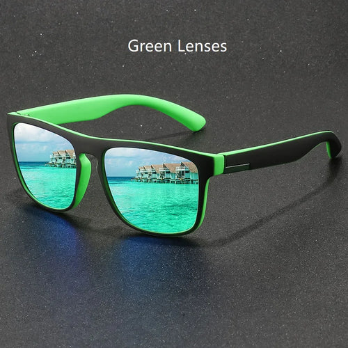 Fashion Vintage Square Sport Sunglasses Men Women Fishing Driving Man