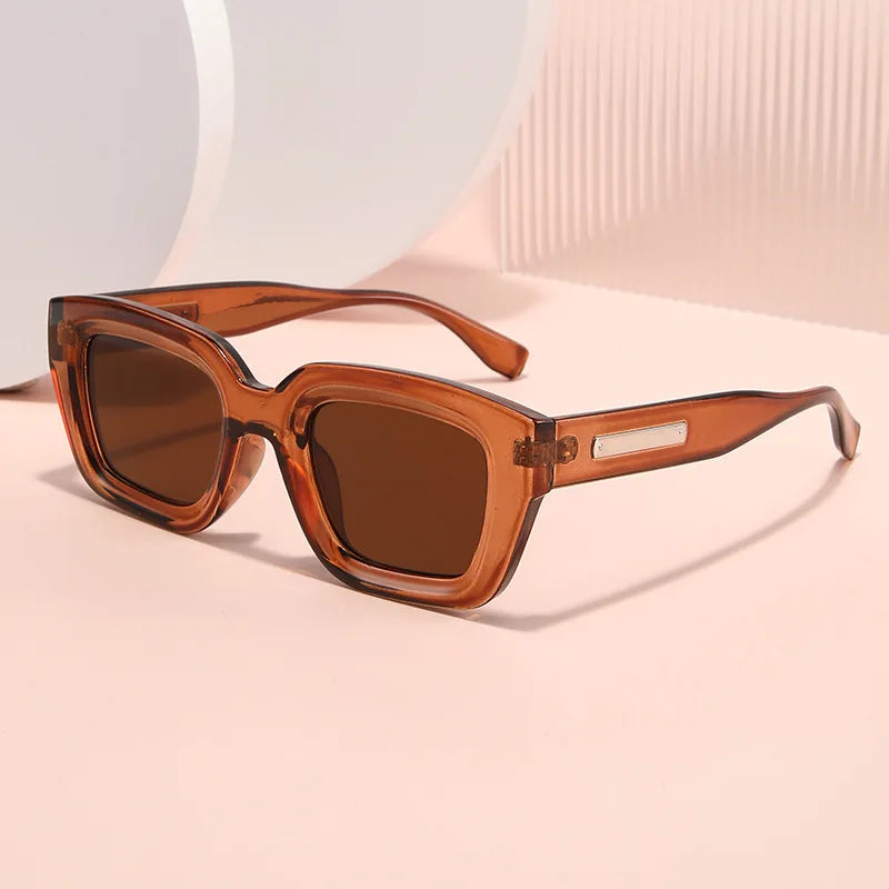 New Retro Square Men And Women With The Same Sunglasses Fashion Ins