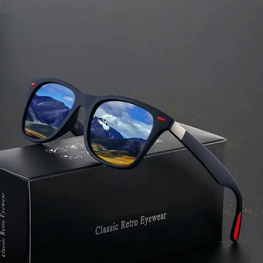 Fashion Vintage Square Unisex Driving Fishing Sunglasses Men Women