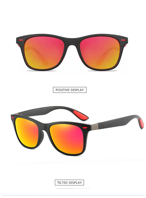 Fashion Classic Polarized Sunglasses Men Women Square Sun Glasses