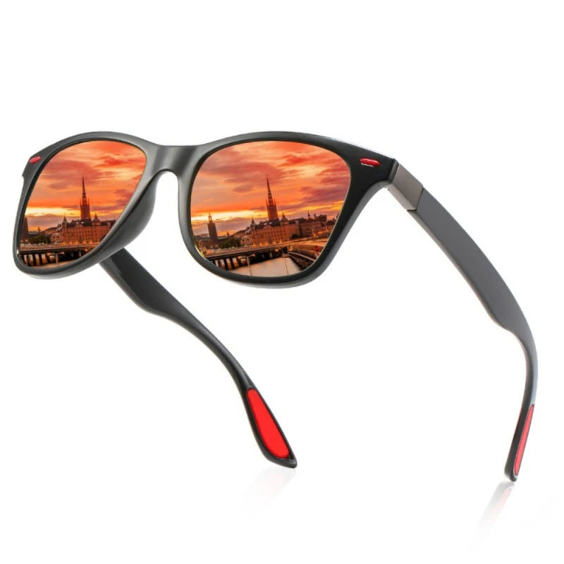 Fashion Classic Polarized Sunglasses Men Women Square Sun Glasses