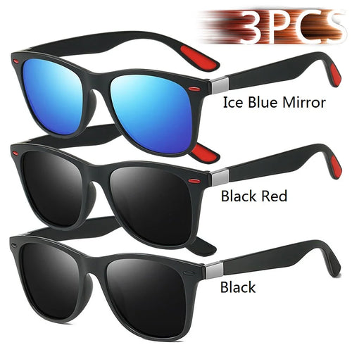 Fashion Vintage Square Unisex Driving Fishing Sunglasses Men Women