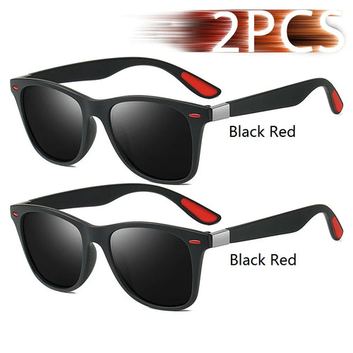 Fashion Vintage Square Unisex Driving Fishing Sunglasses Men Women