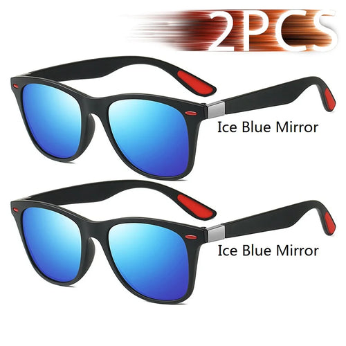 Fashion Vintage Square Unisex Driving Fishing Sunglasses Men Women