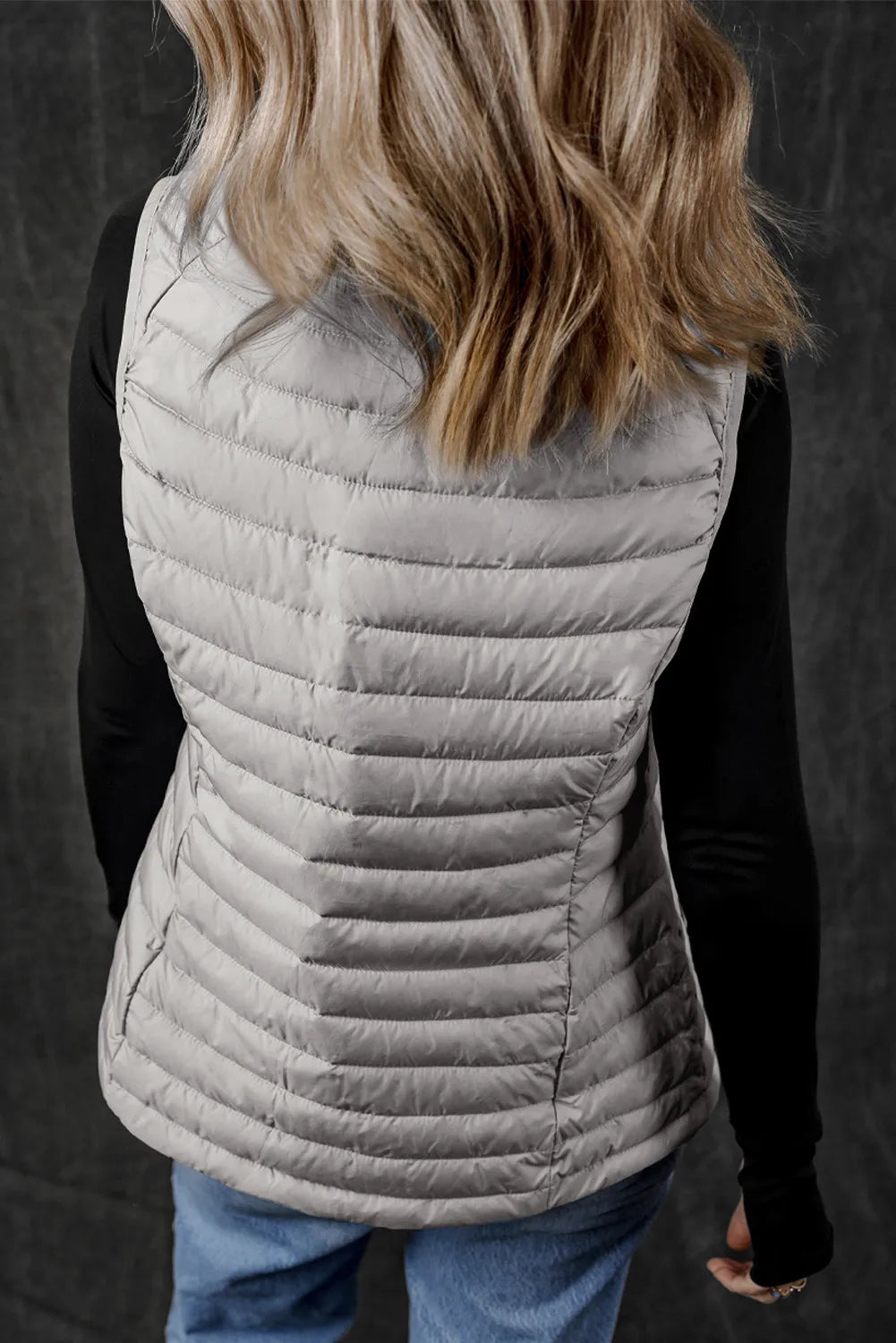 Gilet zippé à poches