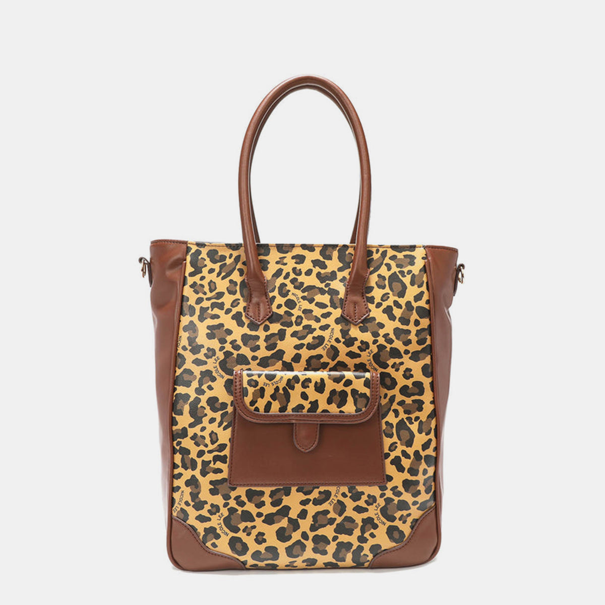 Nicole Lee USA Leopard Large Tote Bag