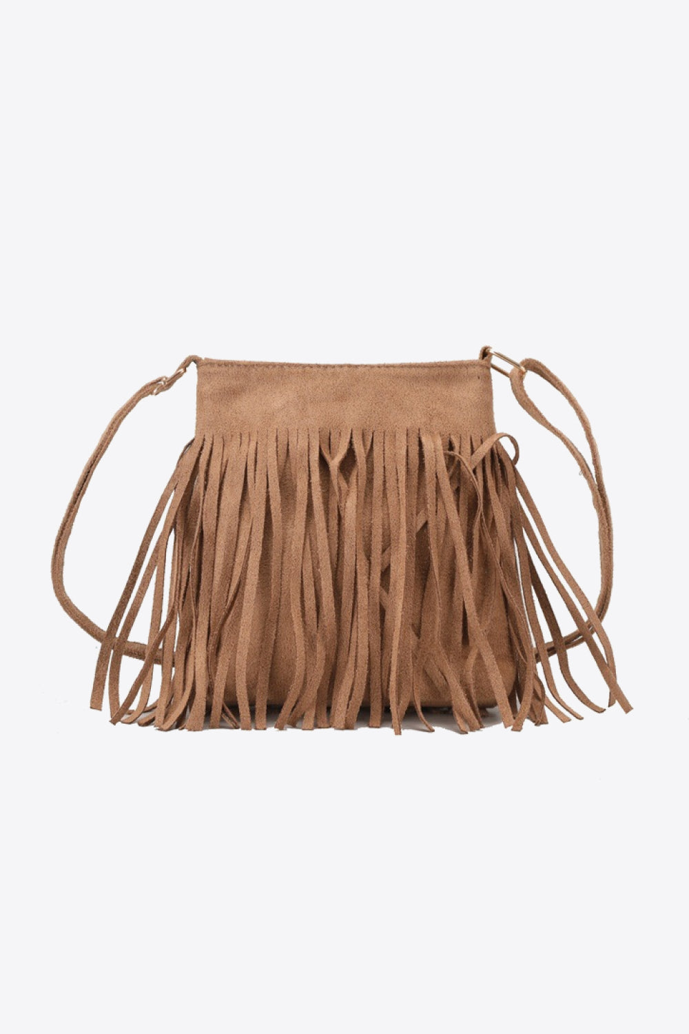 Sac bandoulière en cuir PU Adored avec franges