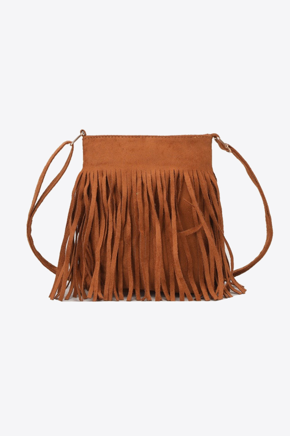 Sac bandoulière en cuir PU Adored avec franges