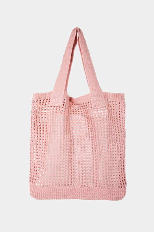 Sac fourre-tout en tricot pointelle Fame